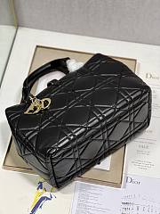 	 Bagsaaa Dior TOUJOURS BAG Latte Macrocannage Calfskin black - 6