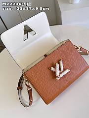 	 Bagsaaa Louis Vuitton Twist MM Epi Bag Brown Quartz - 23 x 17 x 9.5 cm - 5