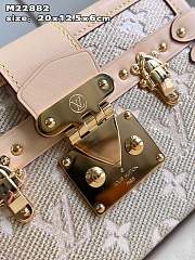 Bagsaaa Louis Vuitton Petite Malle bag Beige - 20 x 12.5 x 6 cm - 3