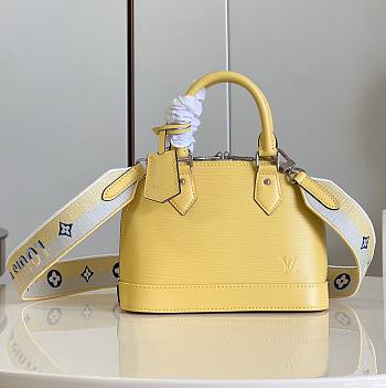 Bagsaaa Louis Vuitton Alma BB Epi Leather Yellow Bag - 23.5 x 17.5 x 11.5cm
