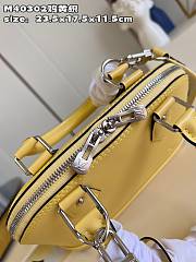 Bagsaaa Louis Vuitton Alma BB Epi Leather Yellow Bag - 23.5 x 17.5 x 11.5cm - 5