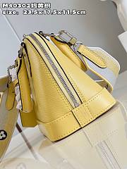 Bagsaaa Louis Vuitton Alma BB Epi Leather Yellow Bag - 23.5 x 17.5 x 11.5cm - 2
