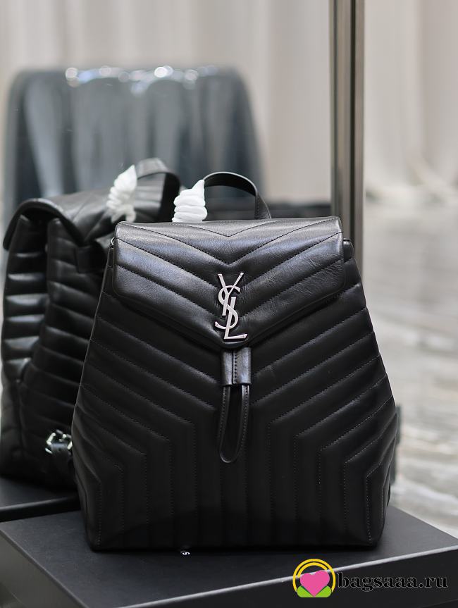 	 Bagsaaa YSL Loulou Medium Blackpack - 33×26×13cm - 1