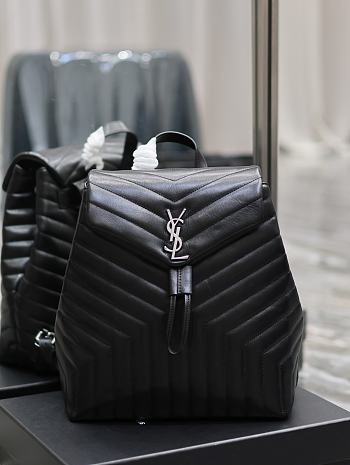 	 Bagsaaa YSL Loulou Medium Blackpack - 33×26×13cm
