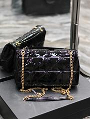 Bagsaaa YSL Jaime Patent Black Bag - 25x15x7.5cm - 2