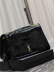 	 Bagsaaa YSL Jaime Patent Black Bag - 43×29×9cm - 5