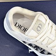 Bagsaaa Dior B27 LOW-TOP SNEAKER White Smooth Calfskin Oblique Jacquard - 6