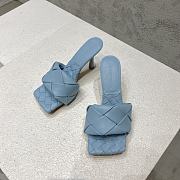 	 Bagsaaa Bottega Veneta The Rubber Lido Sandals Blue - 1