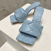 	 Bagsaaa Bottega Veneta The Rubber Lido Sandals Blue - 6