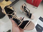 	 Bagsaaa YSL Cassandra 100 Nude patent leather sandals heels - 3