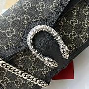 	 Bagsaaa Gucci Dionysus GG Denim Black Medium Bag - 4