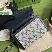 Bagsaaa Gucci Dionysus Chain Wallet Beige and blue GG Supreme canvas - 3