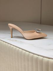 	 Bagsaaa Gianvito Rossi Jaipur 85mm satin beige pumps - 3