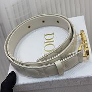 Bagsaaa Dior 30 Montaigne White 3cm - 2