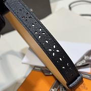 Bagsaaa Hermes Kelly Belt 1.8cm Black  - 5