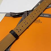 Bagsaaa Hermes Kelly Belt 1.8cm Black  - 3