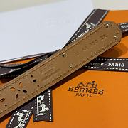 Bagsaaa Hermes Kelly Belt 1.8cm Black  - 2