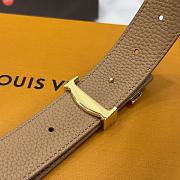 Bagsaaa Louis Vuitton Initiales 30mm Reversible Belt Marron M0363W - 5