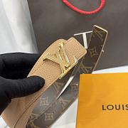 Bagsaaa Louis Vuitton Initiales 30mm Reversible Belt Marron M0363W - 4
