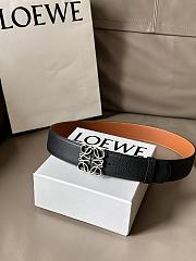 Bagsaaa Loewe Anagram reversible leather belt 4cm - 4