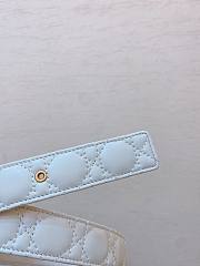 Bagsaaa Chanel White Belt 3cm - 5