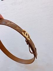 	 Bagsaaa Chanel Brown Belt 3cm - 1