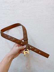 	 Bagsaaa Chanel Brown Belt 3cm - 5