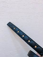 	 Bagsaaa Chanel Black Belt 3cm - 4