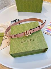 Bagsaaa Gucci Pink Belt 2cm - 1