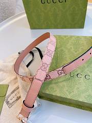 Bagsaaa Gucci Pink Belt 2cm - 6