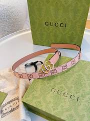 Bagsaaa Gucci Pink Belt 2cm - 5