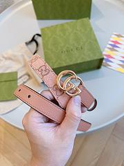 Bagsaaa Gucci Pink Belt 2cm - 4