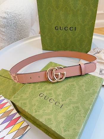	 Bagsaaa Gucci Pink Belt 3cm