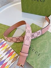 	 Bagsaaa Gucci Pink Belt 3cm - 2