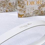 Bagsaaa Dior Montaigne CD White Belt 2cm - 3