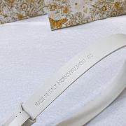 Bagsaaa Dior Montaigne CD White Belt 2cm - 4