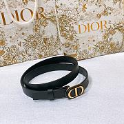 	 Bagsaaa Dior Montaigne CD Black Belt 2cm - 2