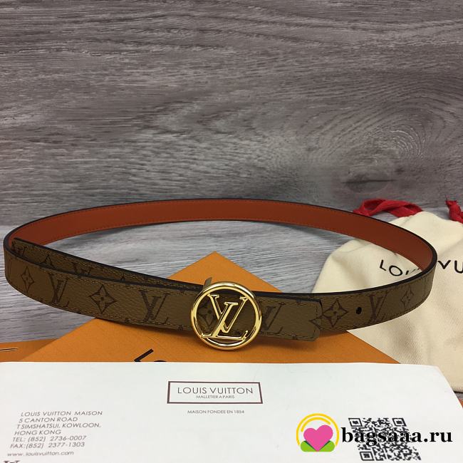 	 Bagsaaa Louis Vuitton LV Circle 35mm Reversible Brown - 1