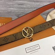 	 Bagsaaa Louis Vuitton LV Circle 35mm Reversible Brown - 3