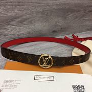 	 Bagsaaa Louis Vuitton LV Circle 35mm Reversible Red - 1