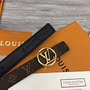 	 Bagsaaa Louis Vuitton LV Circle 35mm Reversible Black - 3