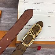 	 Bagsaaa Louis Vuitton Monogram Brown Belt 2.5cm - 2