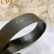 	 Bagsaaa Dior CD Montaigne Black Belt 4.5cm - 4
