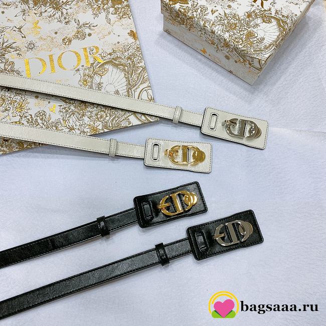 Bagsaaa Dior CD Montaigne Belt 2cm - 1