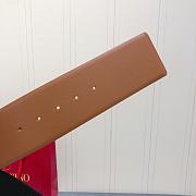 Bagsaaa Valentino VLogo Signature reversible belt brown 7cm - 5
