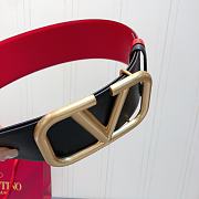 Bagsaaa Valentino VLogo Signature reversible belt black 7cm - 6