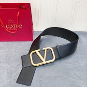 Bagsaaa Valentino VLogo Signature reversible belt all black 7cm - 4
