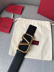Bagsaaa Valentino VLogo Signature reversible belt black 4cm - 3
