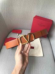 	 Bagsaaa Valentino VLogo Signature reversible belt brown 3.5cm - 5