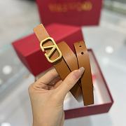 	 Bagsaaa Valentino VLogo Signature reversible belt brown 2cm - 4